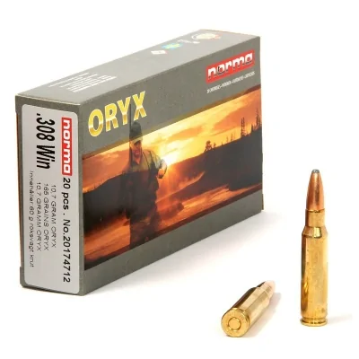 Патрон .308 Win Norma New Oryx 10,7г (165gr)